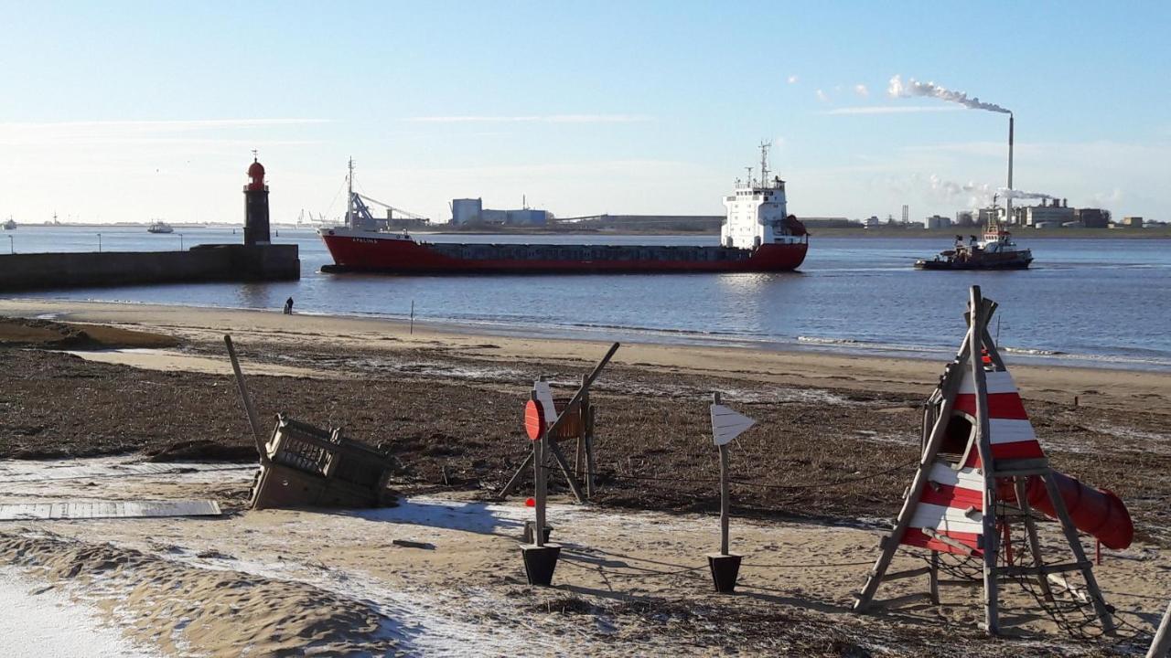 Ferienwohnung Breitschuhs Havenwelten Бремерхавен Екстериор снимка